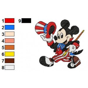 Mickey Mouse Embroidery 19
